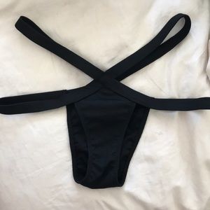 Black swim bottoms SZ Small